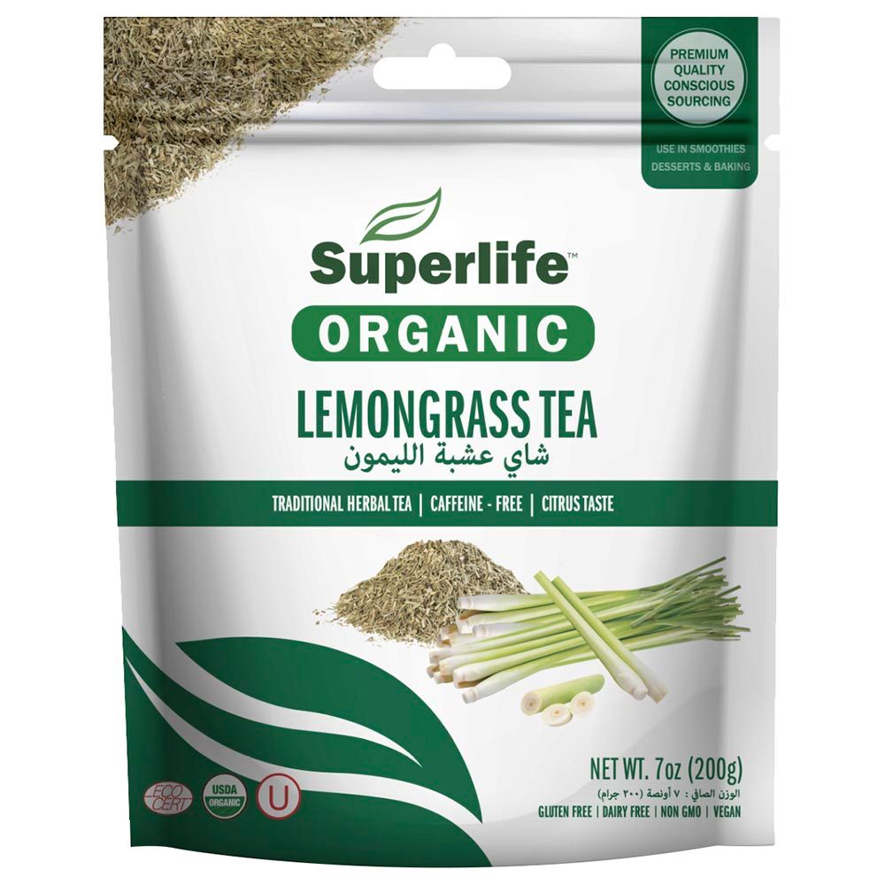 Superlife - Organic Lemongrass Tea - 200g