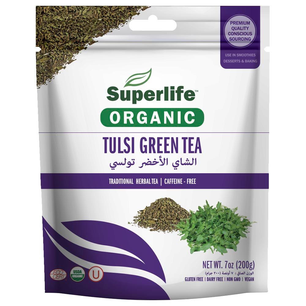 Superlife - Organic Tulsi Green Tea - 200g