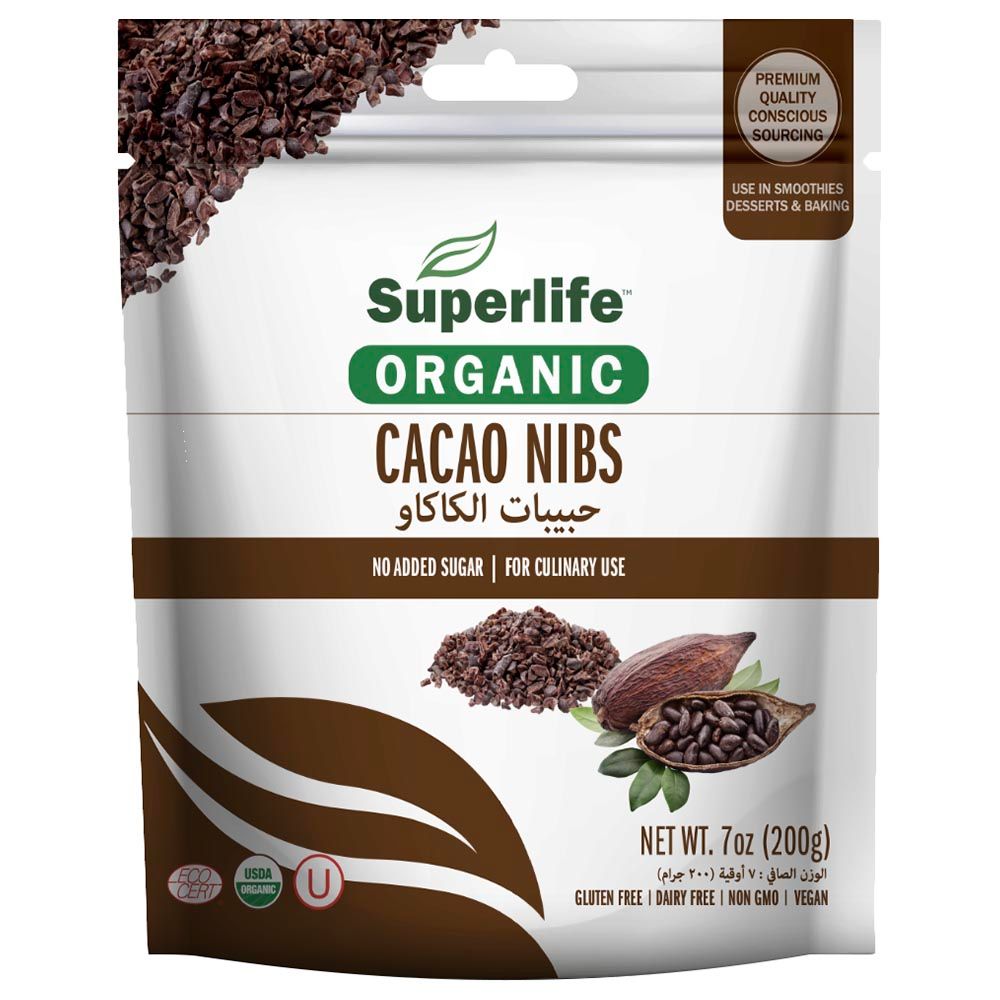Superlife - Cacao Nibs - 200g