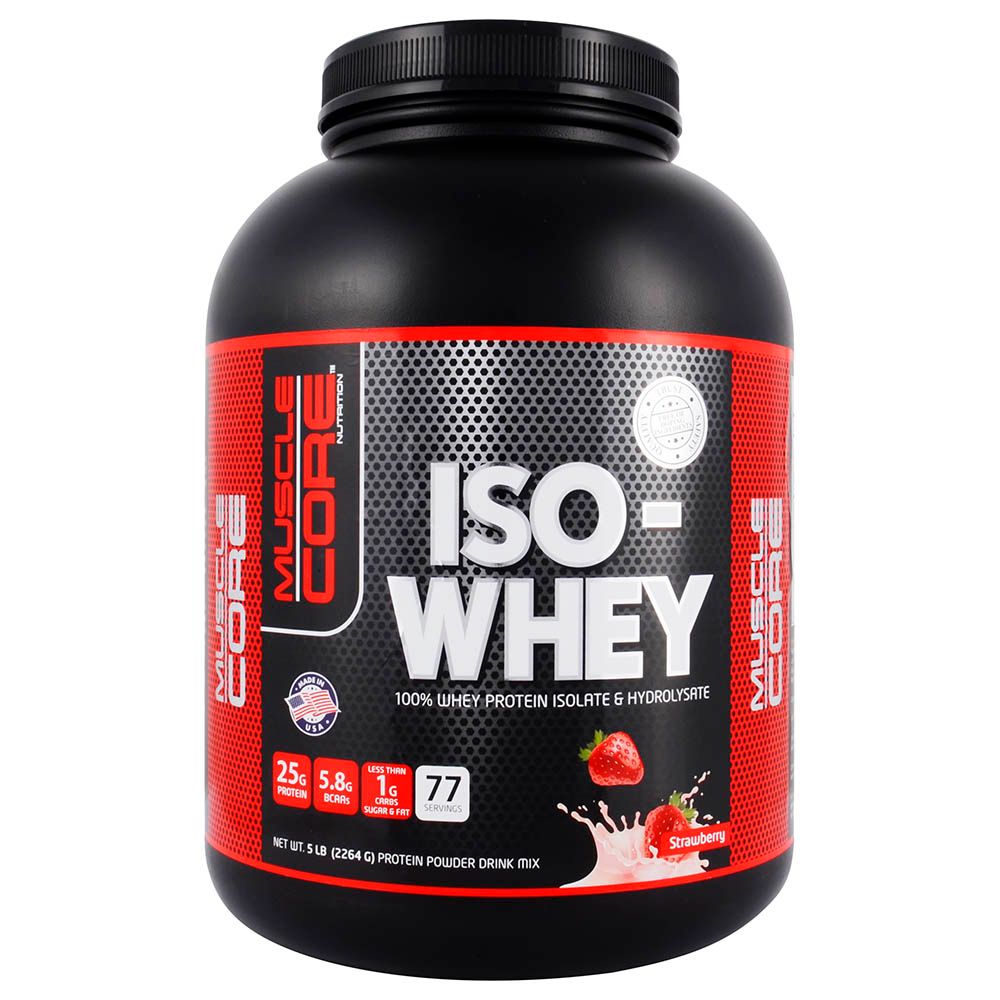 Muscle Core Nutrition Iso-Whey 5Lb Strawberry