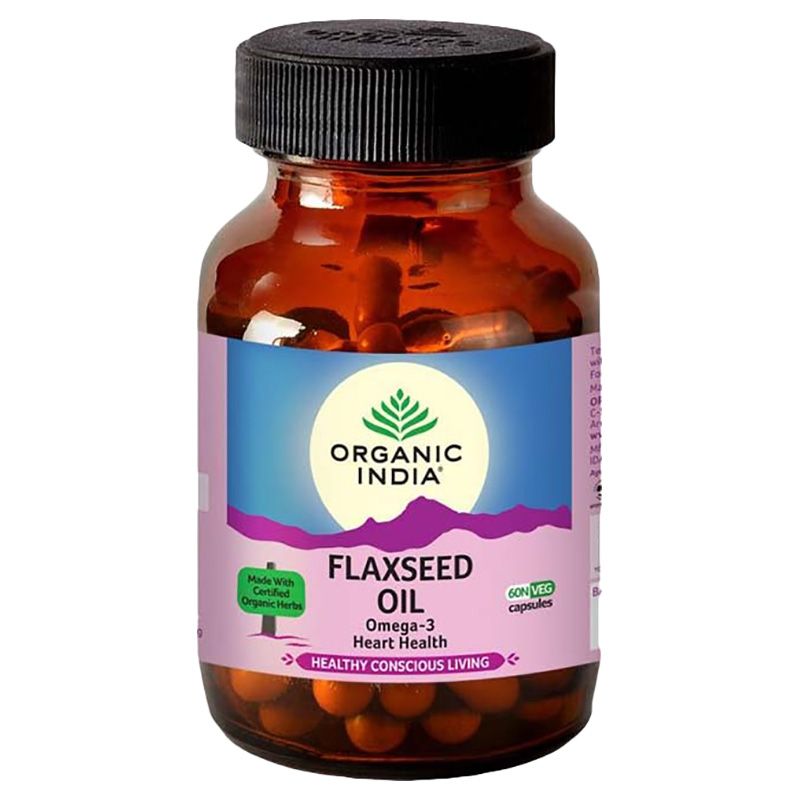 Organic India - Flaxseed Oil - 60 Capsules 