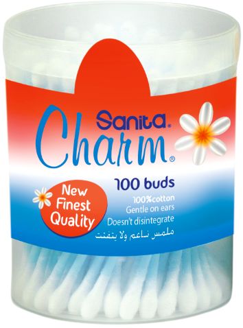 Sanita Charm Round 100 Ear Buds