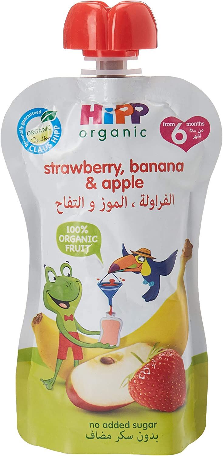 HiPP Organic - Strawberry Banana & Apple - 100grams