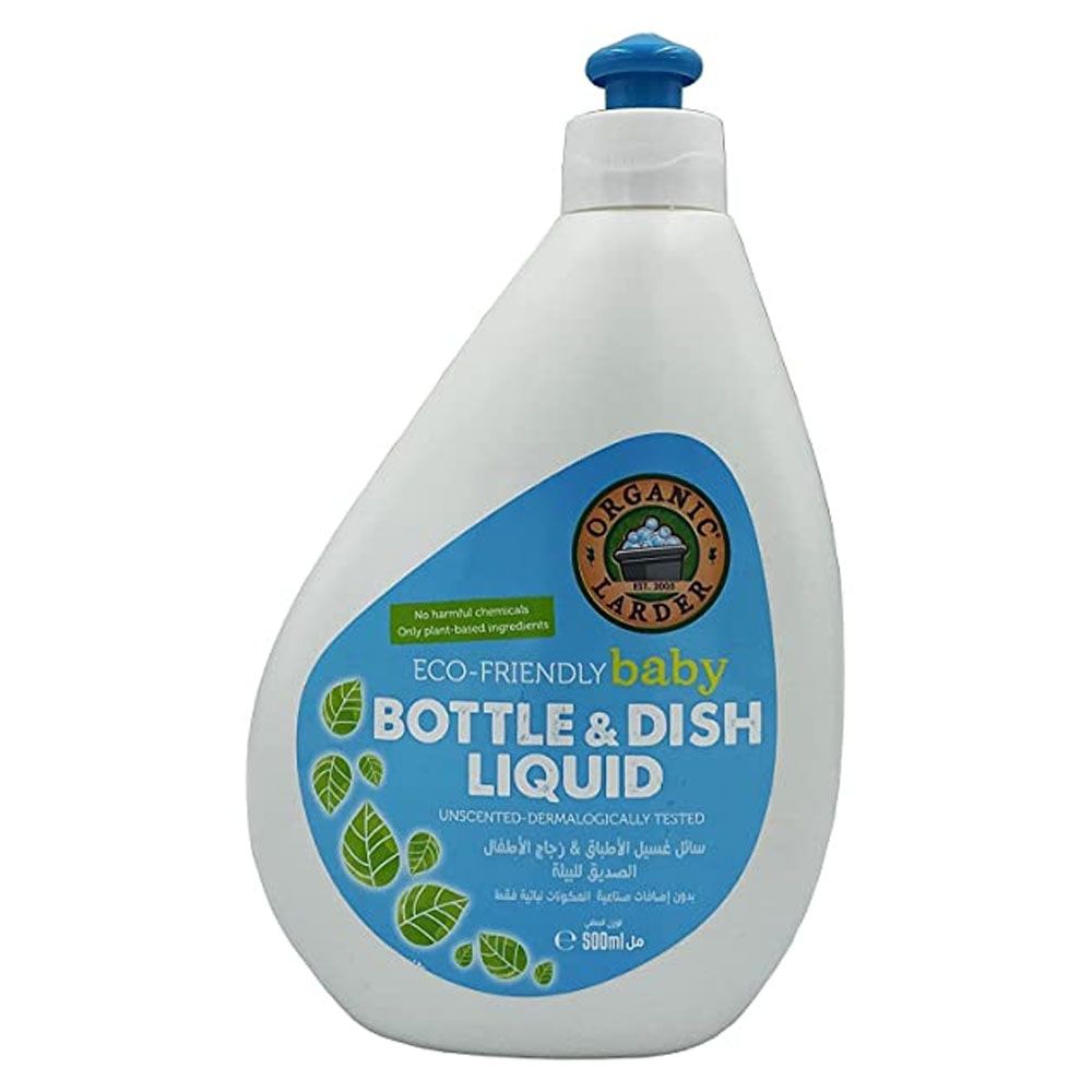 Organic Larder Baby Bottle & Dish Liquid 500ml