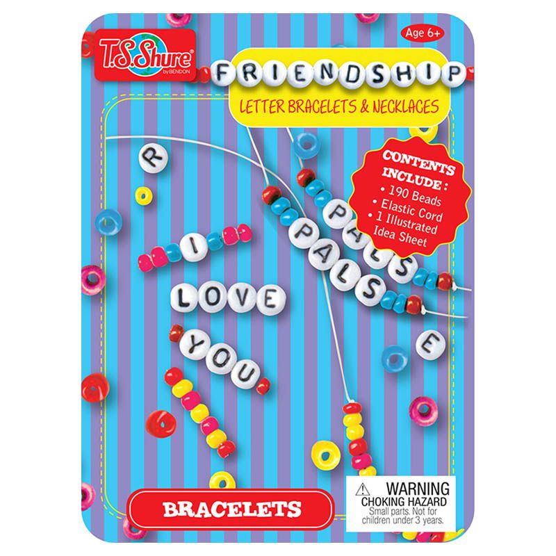 Friendship: Letter Bracelets & Necklaces Activity Book