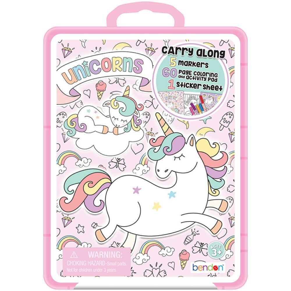 Unicorns Carry Along Plastic Case