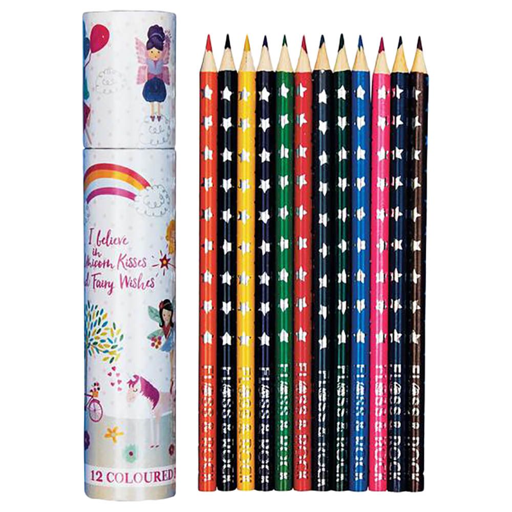 Floss & Rock - Fairy Unicorn Pack of 12 Pencils