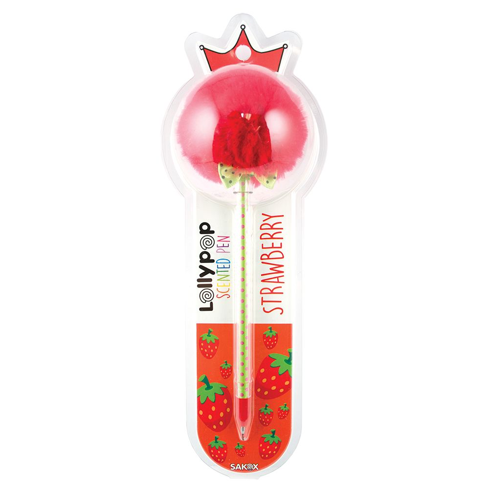 Ooly - Sakok Lollypop Pen - Strawberry