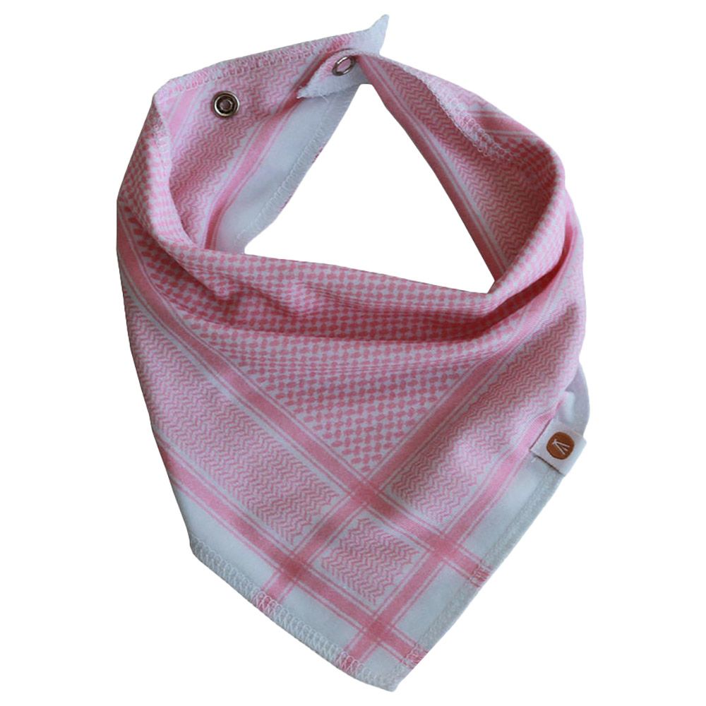 Little Bedoo - Bib Pink and White
