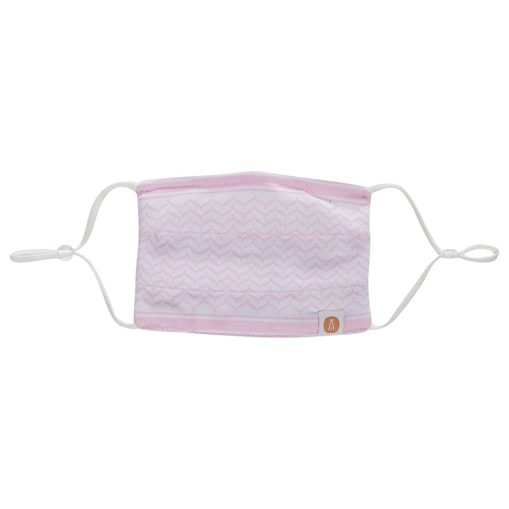 Little Bedoo - Face Mask - Pink Shemagh
