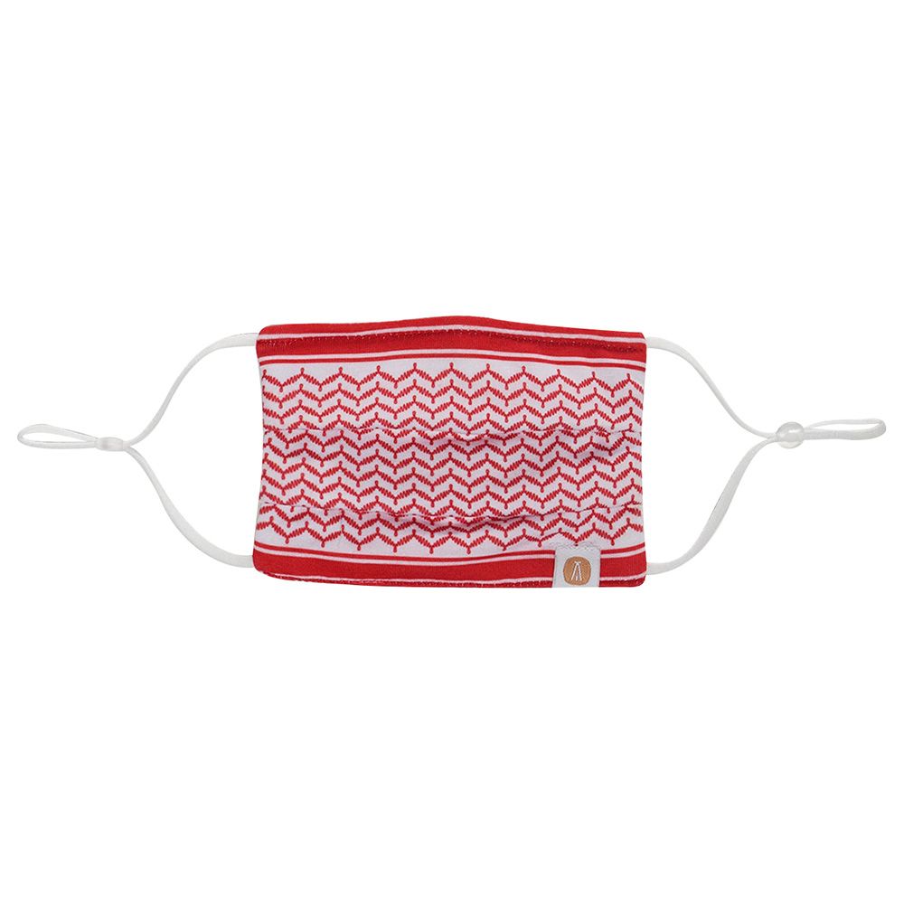 Little Bedoo - Face Mask - Red Shemagh