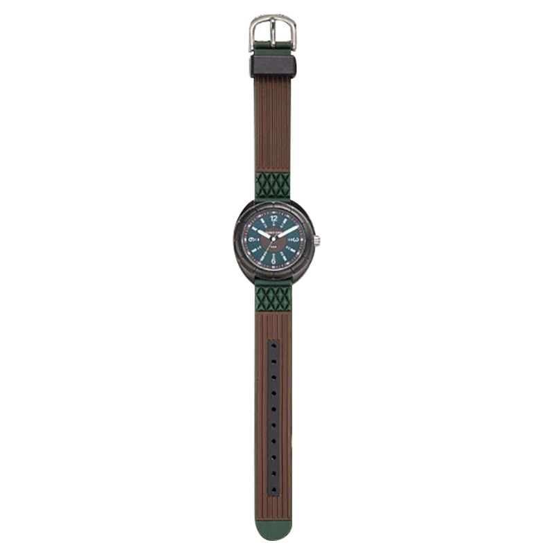 Jacques Farel Kids - Leatherette Brown Strap Watch