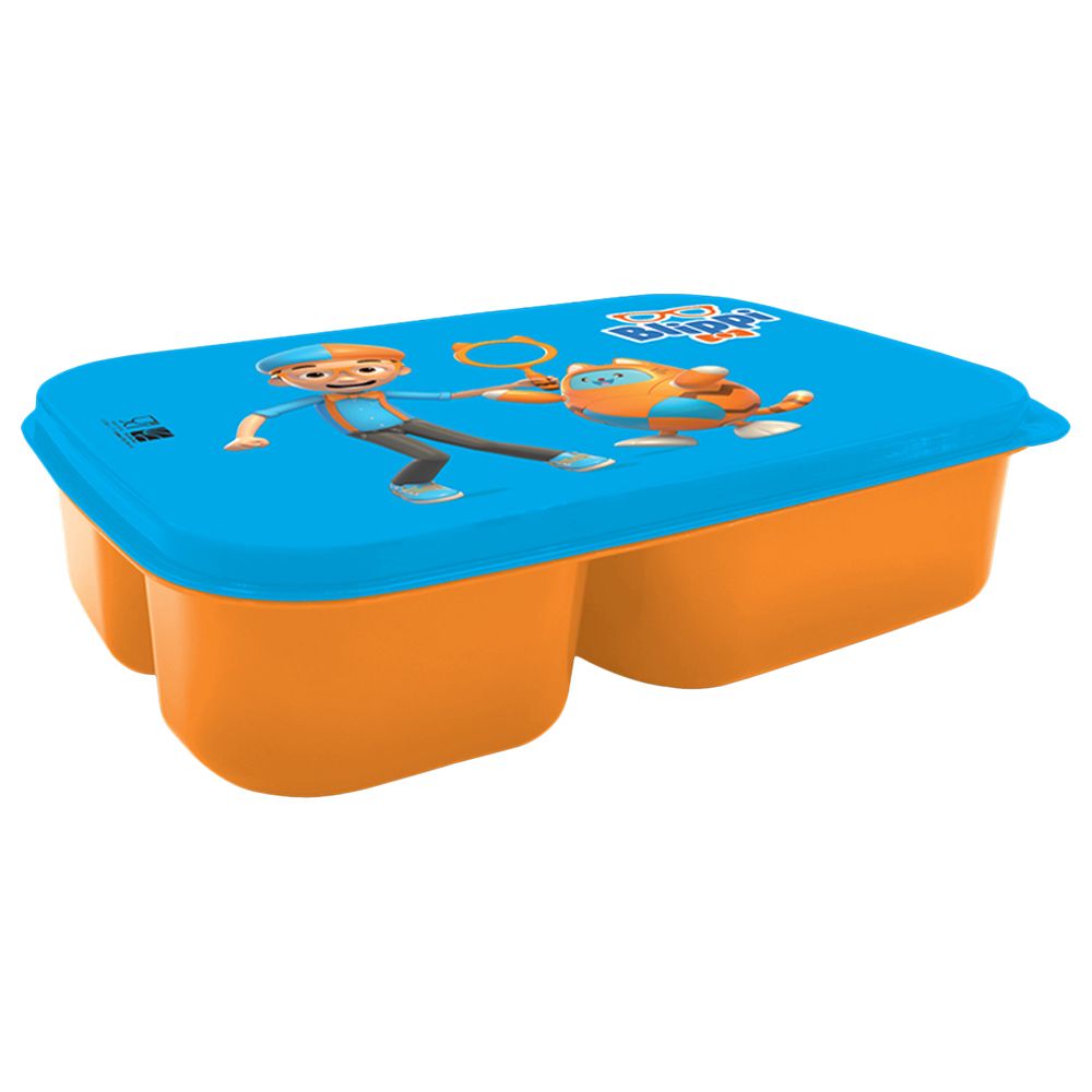 Blippi - 3 Compartments Lunch Box W/ Transparent Lid