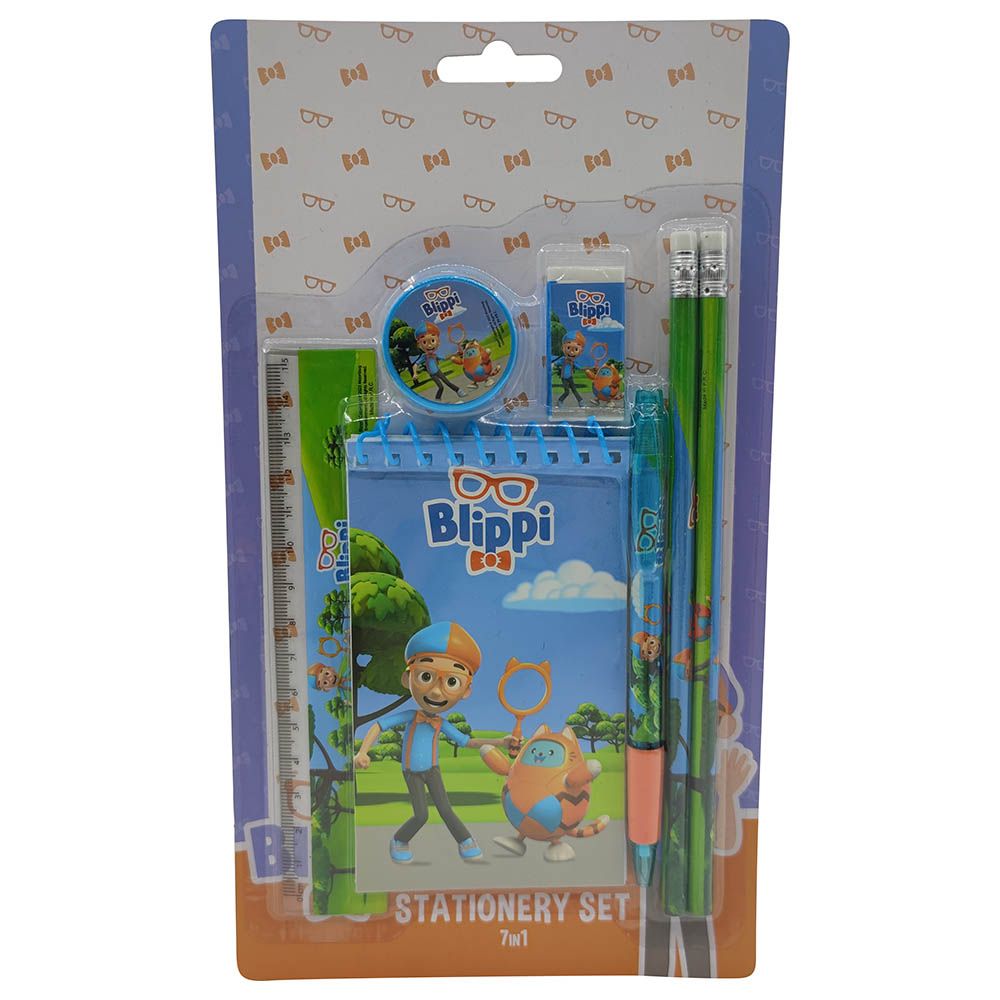 Blippi - Stationery Set - 7Pcs