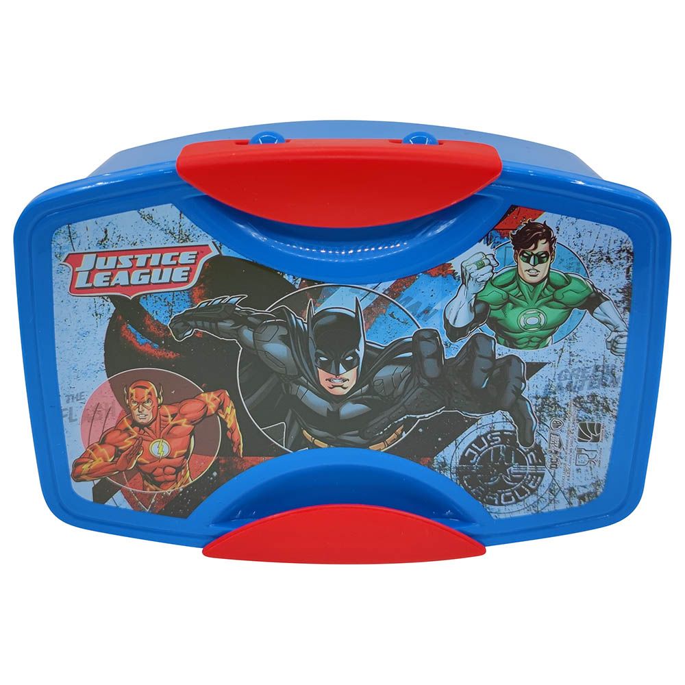 Justice League - Pp Lunch Box W/ Fork & Spoon