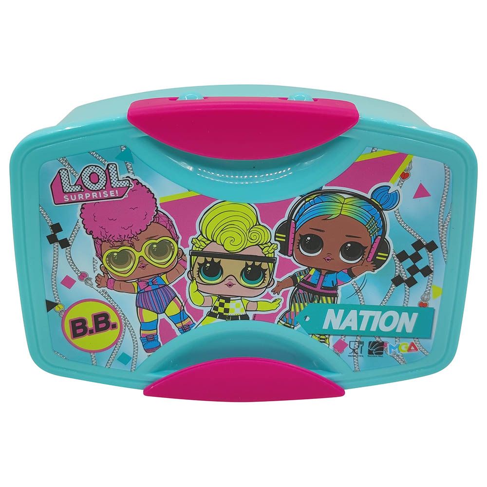 Lol Surprise - Pp Lunch Box W/ Fork & Spoon