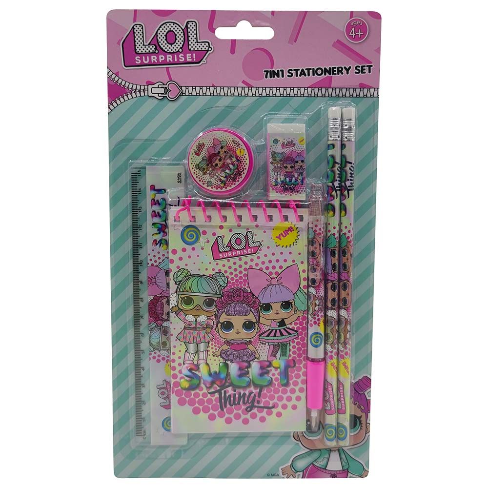 Lol Surprise - Stationery Set - 7Pcs