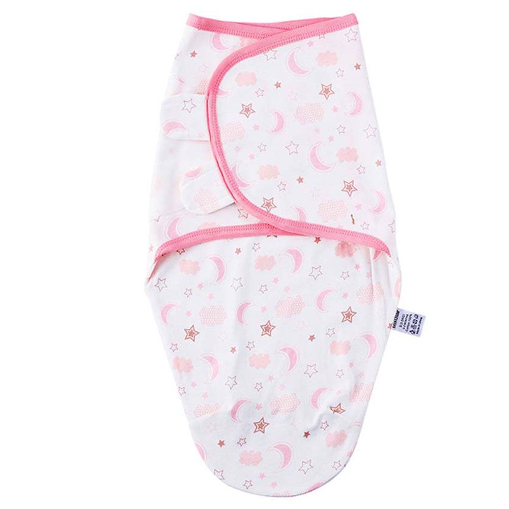 Baby Insular - Swaddle Wrap - Pink Moon & Stars