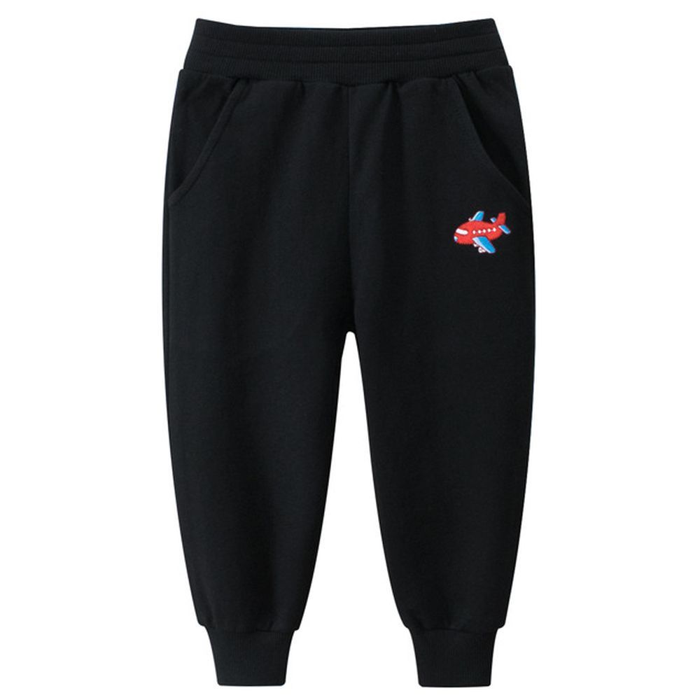 شوغر راش - بنطال - طائرة - أسود