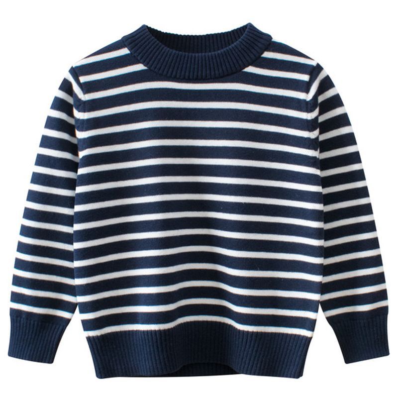 Sugar Rush - Striped Sweater - Navy