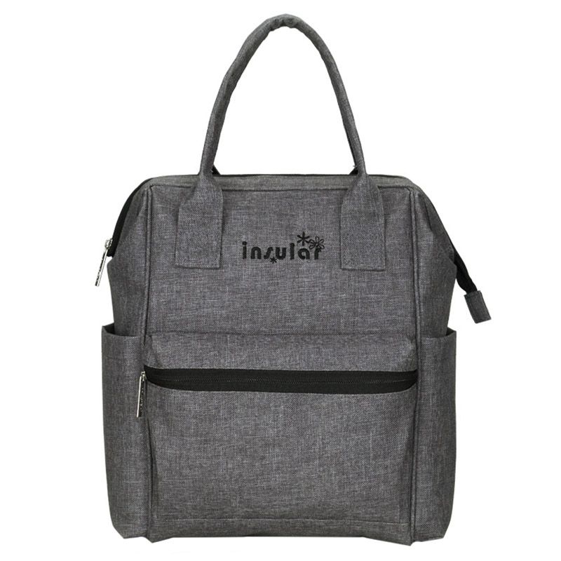 Baby Insular - Solid Mommy Carry Bag - Grey