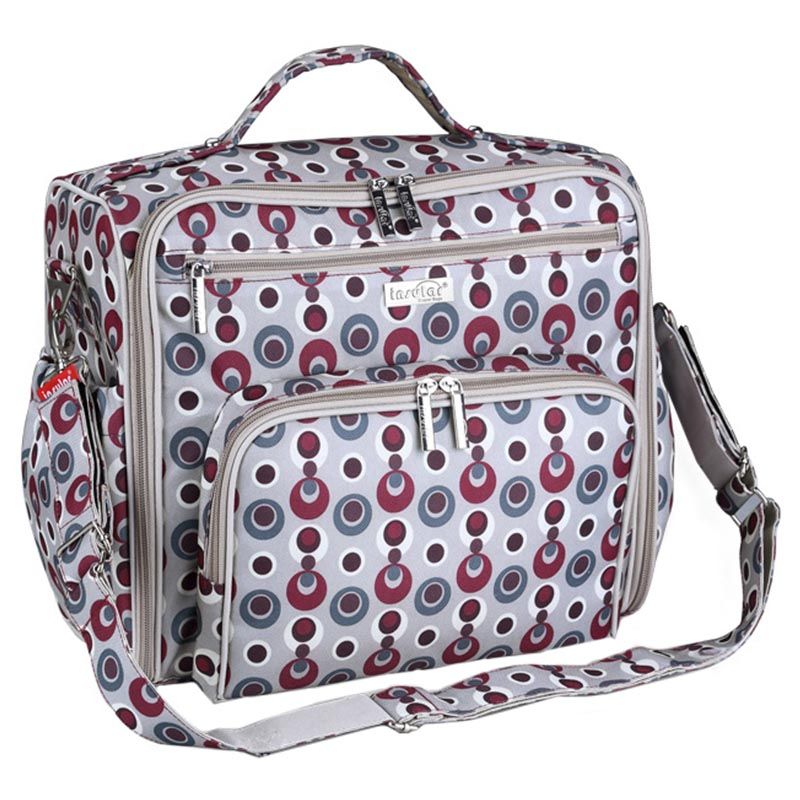 Baby Insular - Dot Printed Large Mommy Bag - Grey