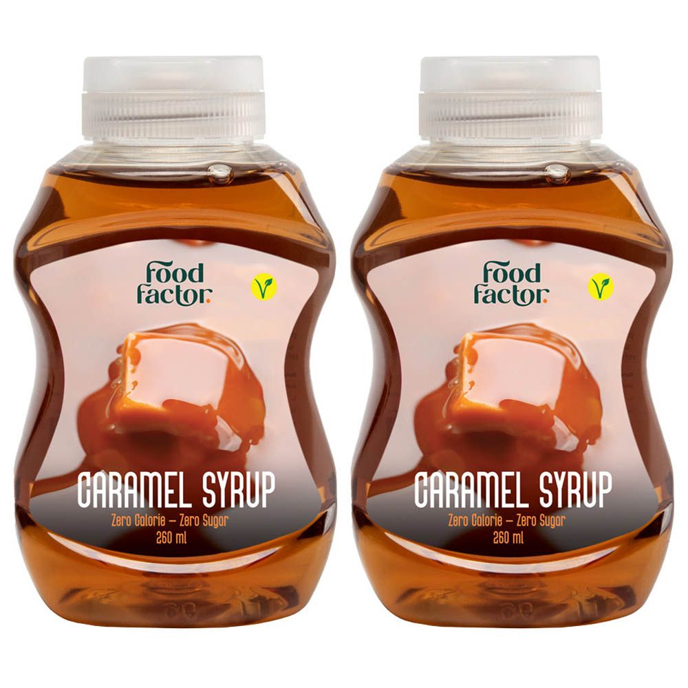 Food Factor - Caramel Syrup 260ml - Pack of 2