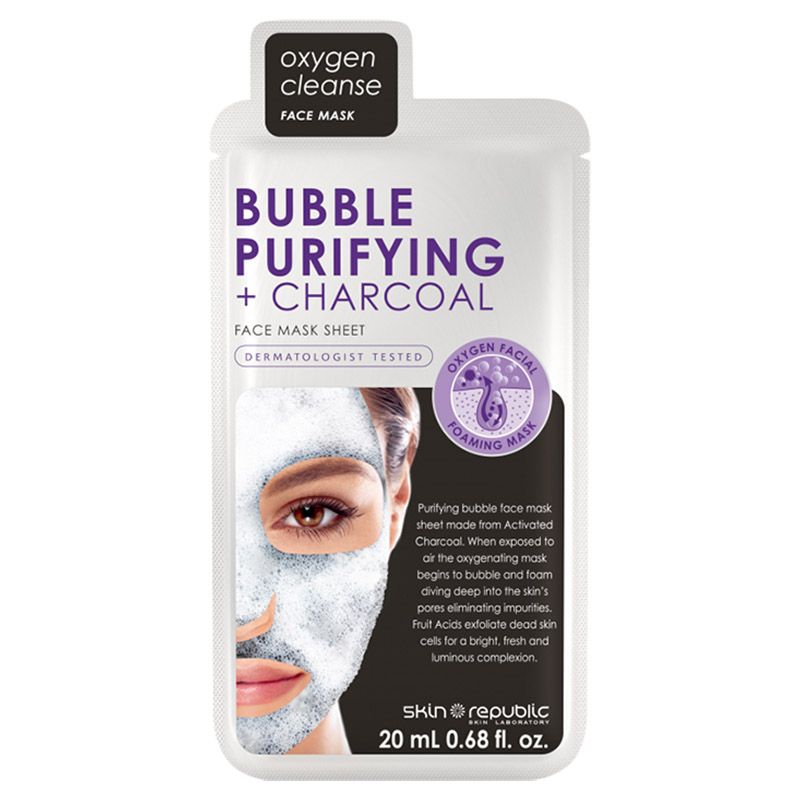 Skin Republic - Bubble Purifying + Charcoal Face Mask 20ml