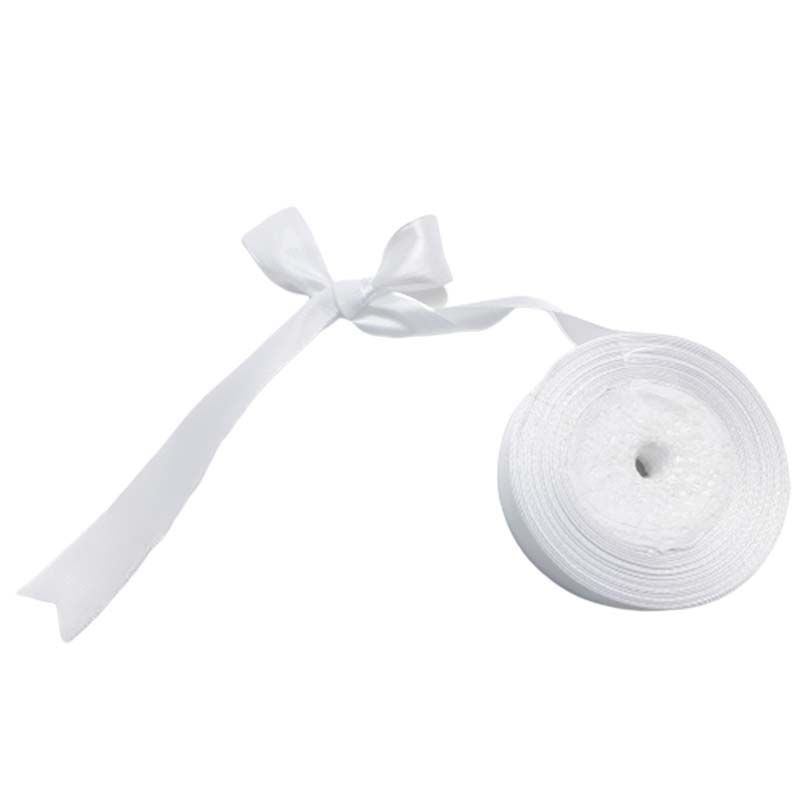 Craft Box - 1" Satin Ribbon 36 yards - White