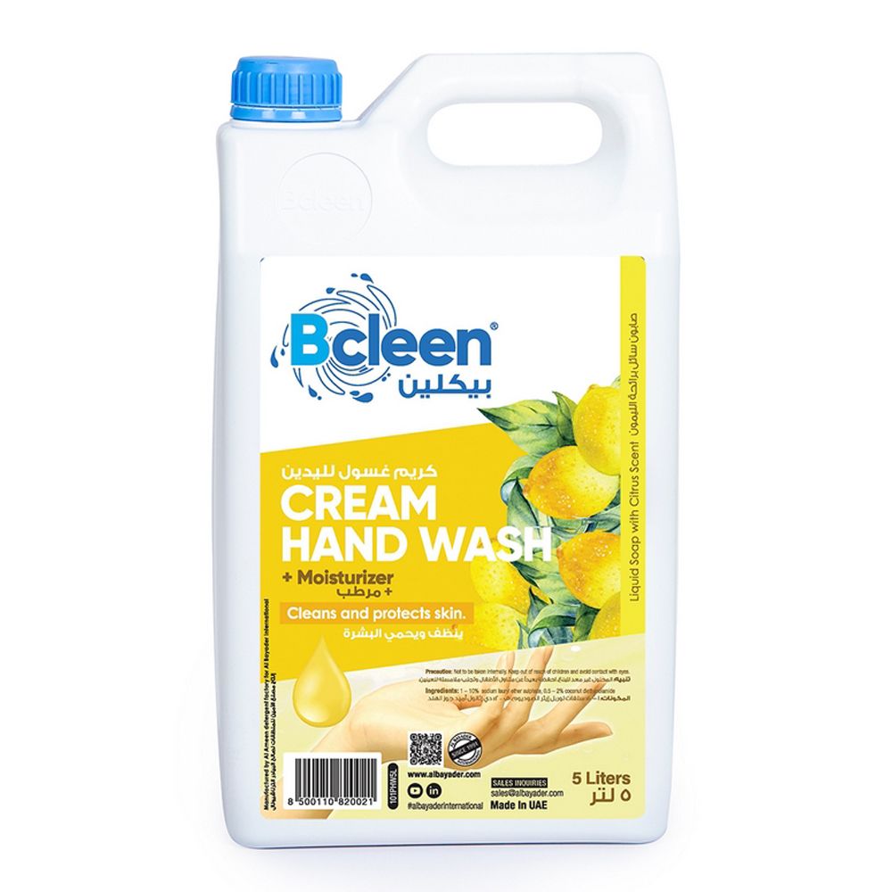 Bcleen -  Liquid Hand Wash Citrus Scent 5 litres 