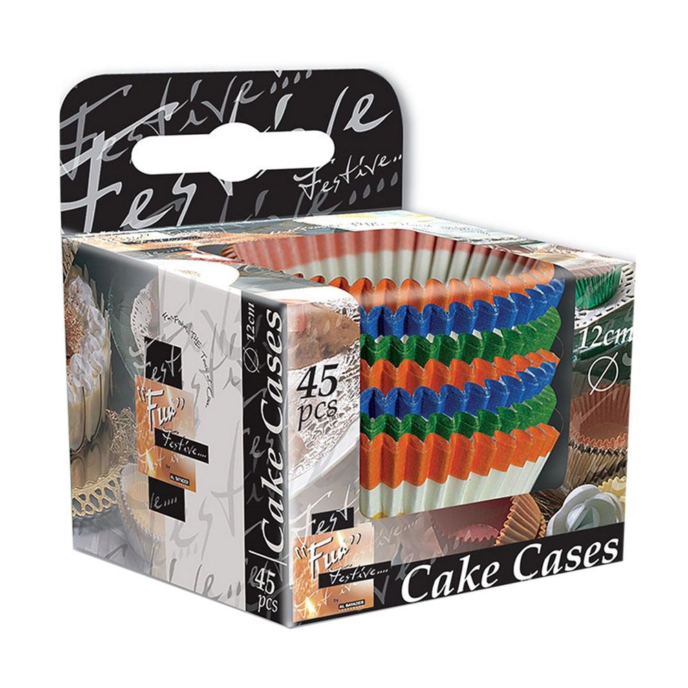 Fun - Festive Printed Paper Cake Case 12cm Pack Of 45