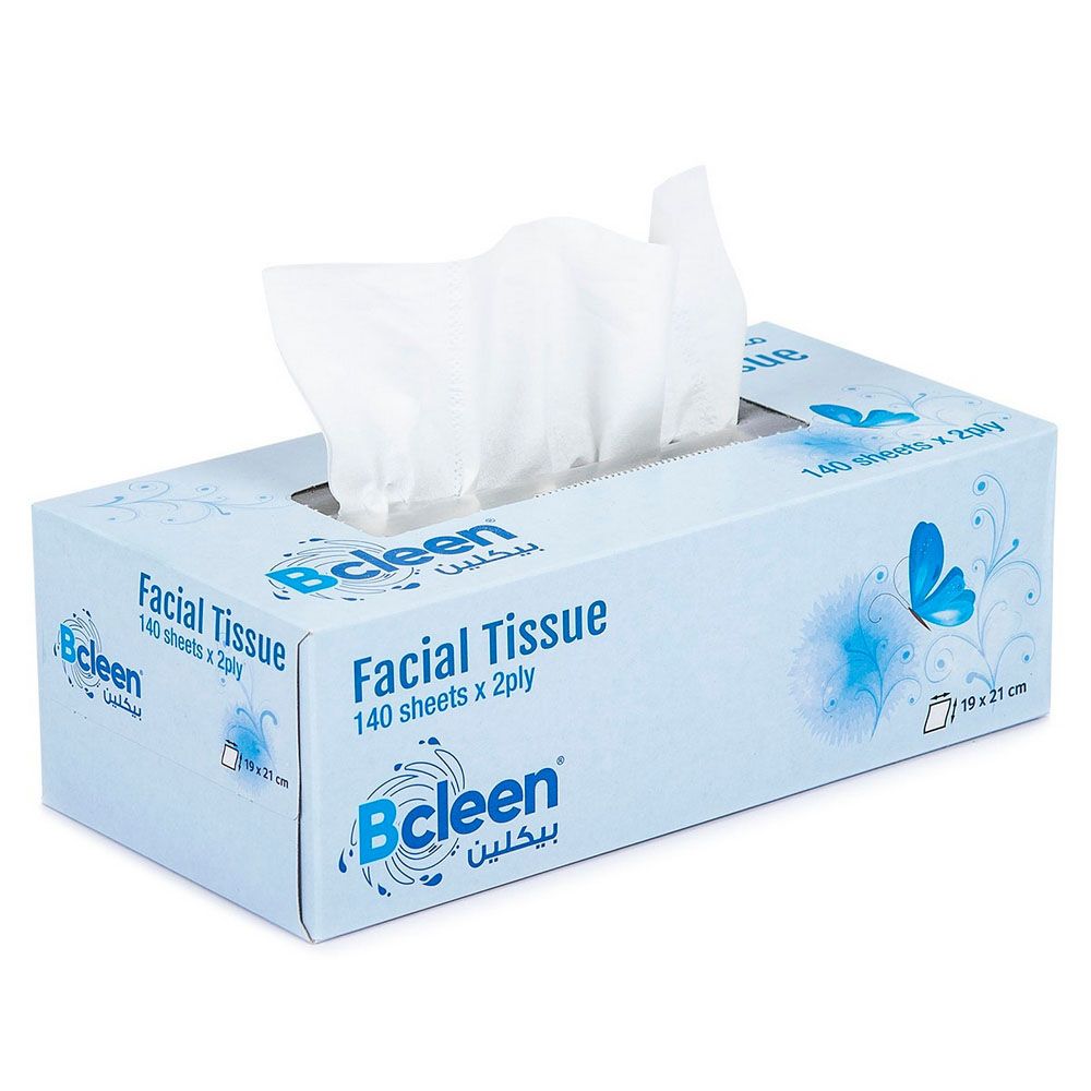 Bcleen -  Premium Facial Tissue Paper 140 x 2ply