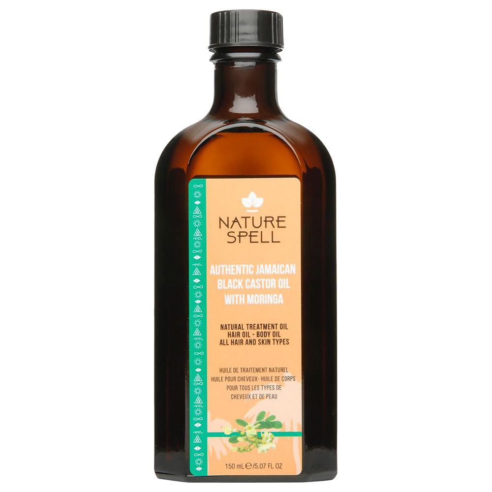 Nature Spell - Authentic Jamaican Black Castor Oil with Moringa - 150ml