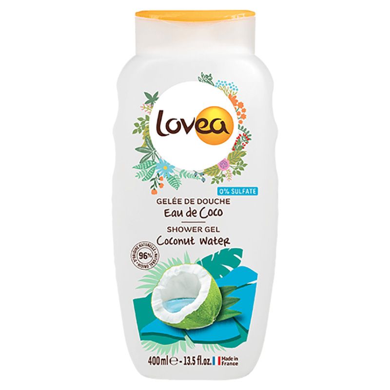 لوفيا - جل استحمام - ماء جوز الهند - 400 مل