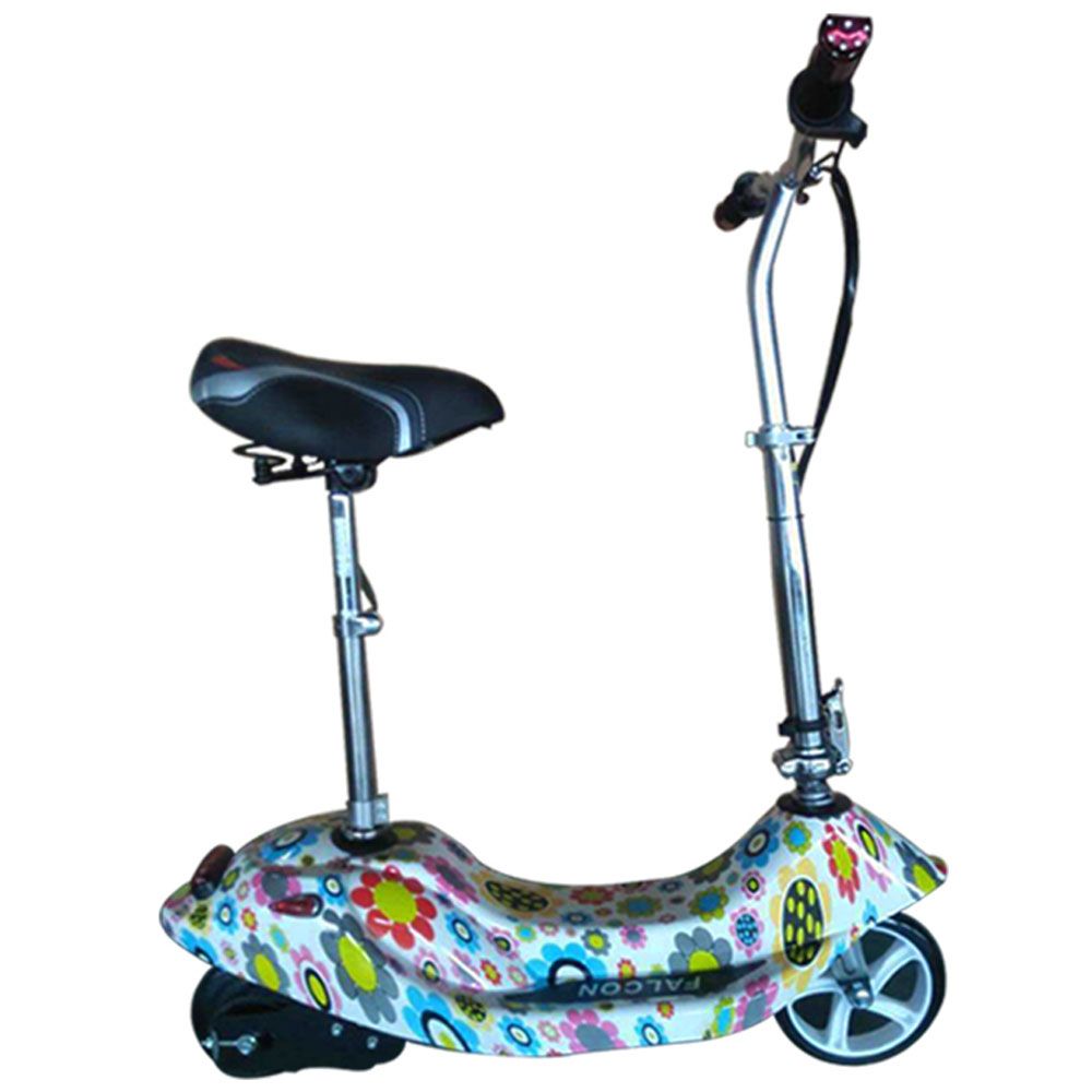 Megastar - 24v Snazzy Electric Foldable Scooter - Floral
