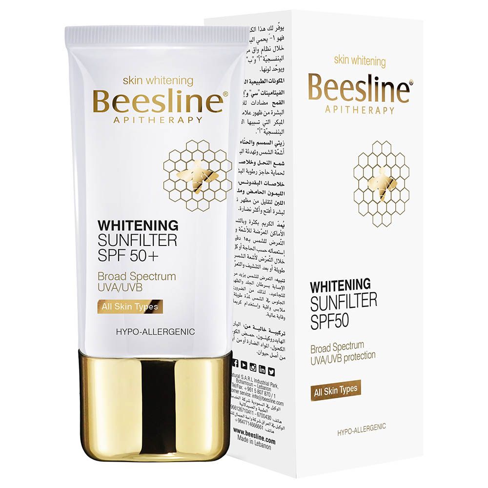 Beesline Whitening Sun Filter SPF 50+ 60ml