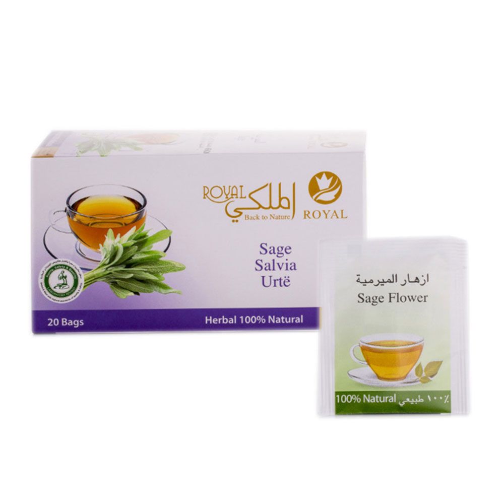 Al Malaky Royal - Sage Flower Tea 20 Bags