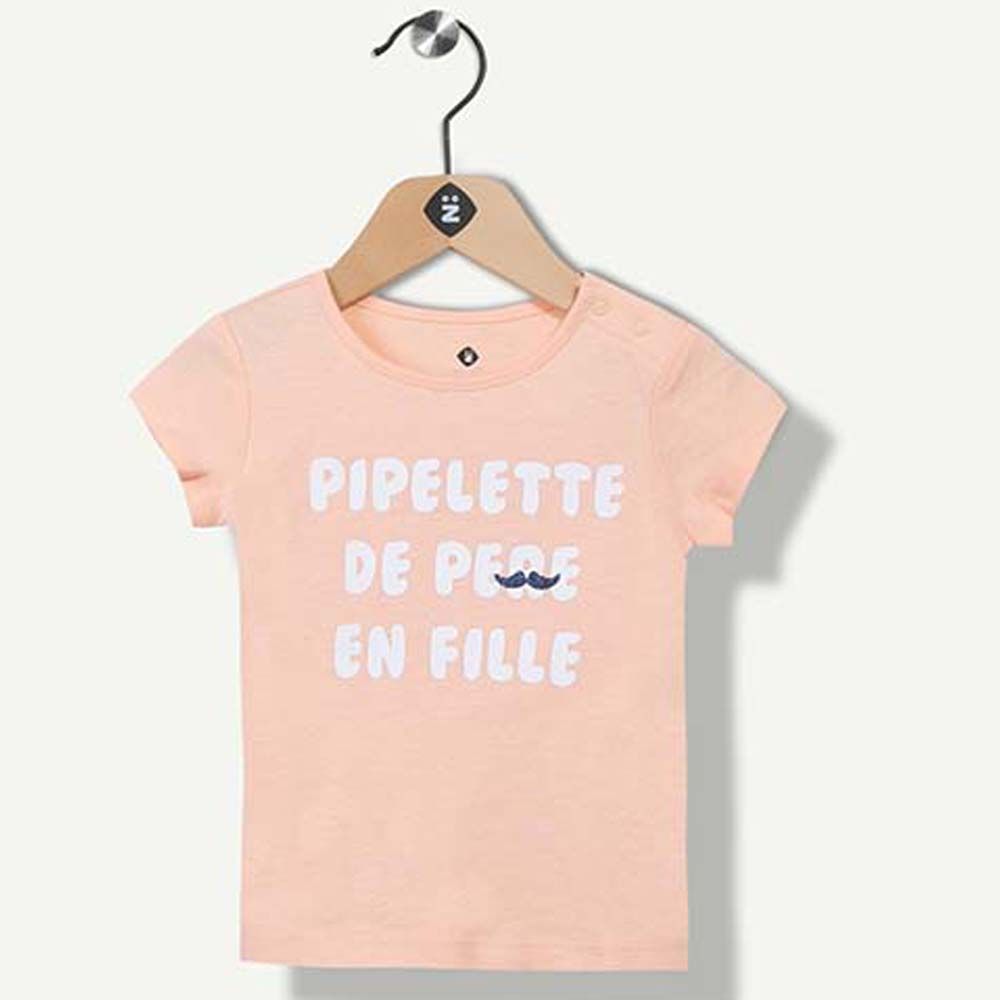 Z generation - Knit Special Top - Peach