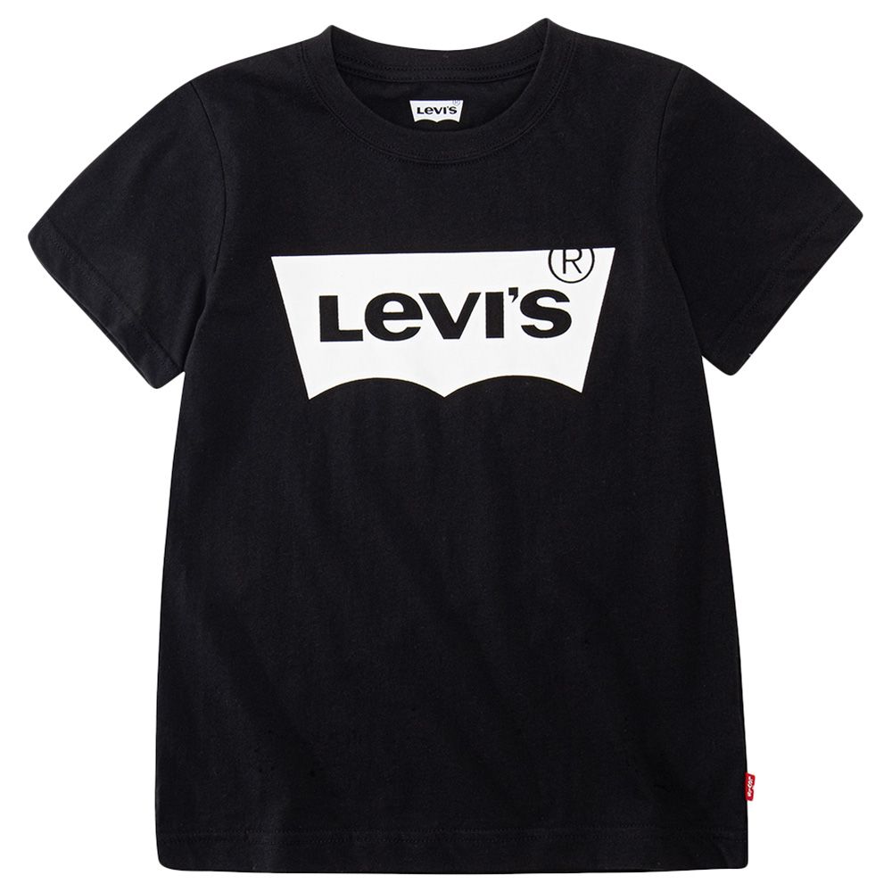 ليفايز - تي شيرت - شعار - أسود