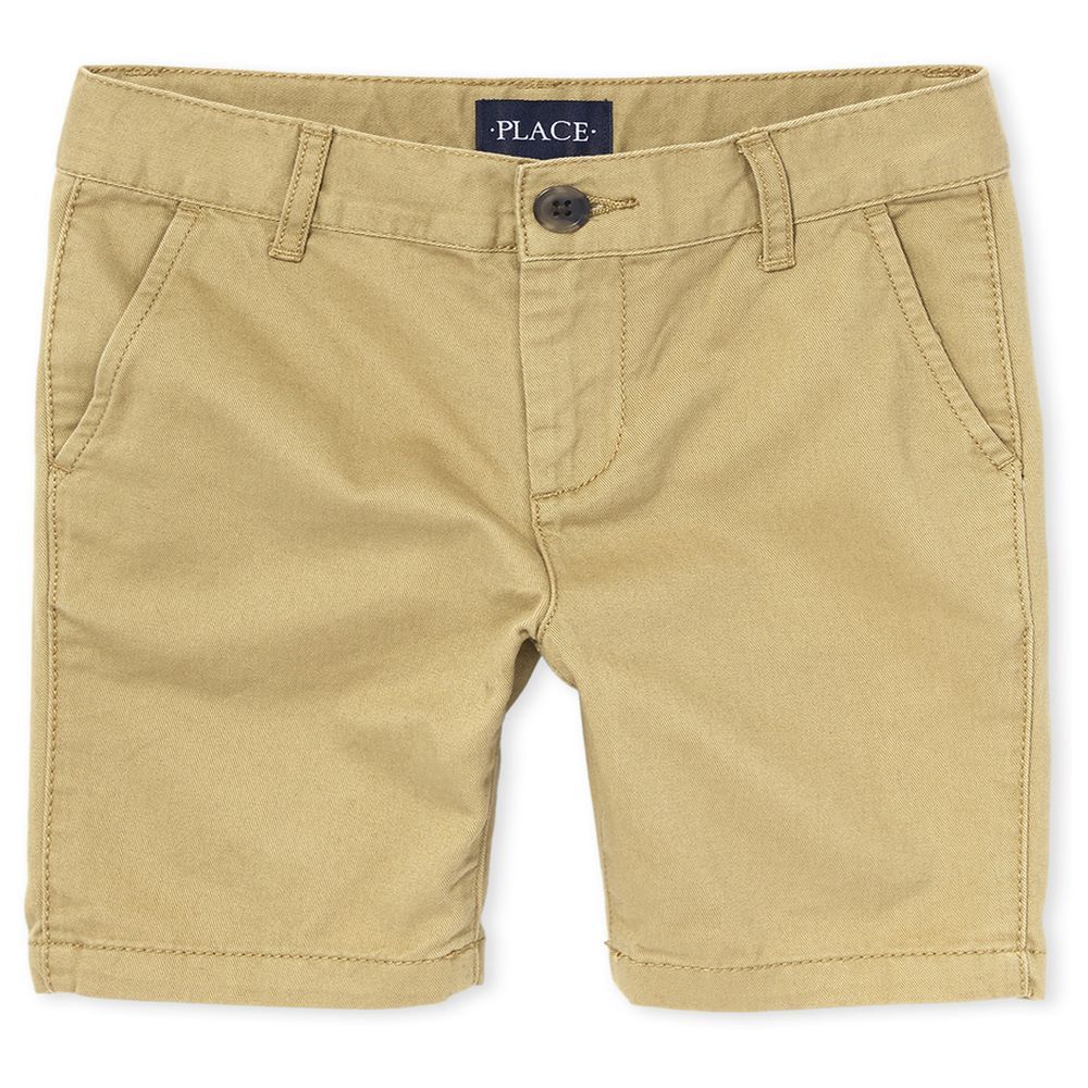 ذا تشلدرنز بليس - شورت تشينو - كتان - بيج