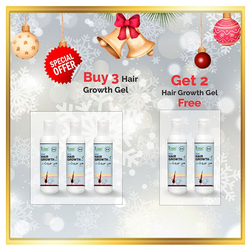 Ionic MSM Hair Growth Gel Buy 3 Get 2 Free Combo