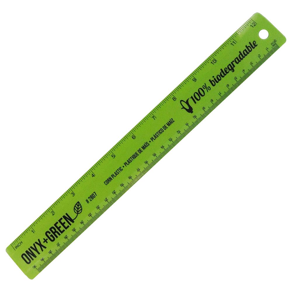 Onyx & Green - Ruler 30cm - Green