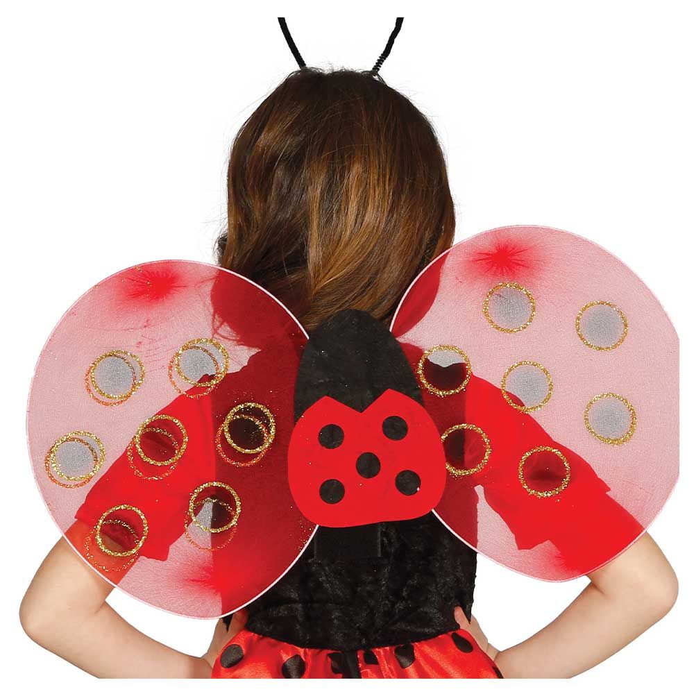 Fiestas Guirca - Baby Ladybird Wings - Red