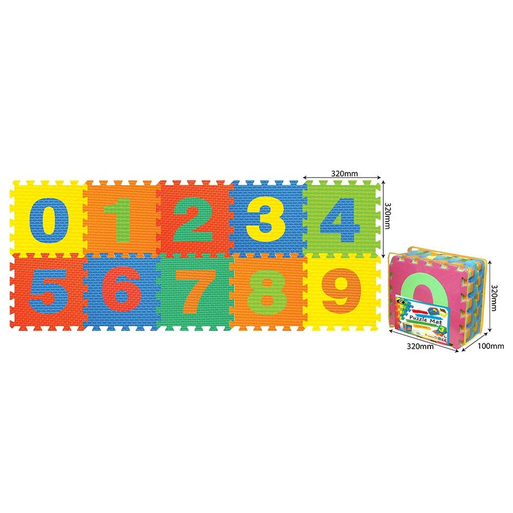 Power Joy - Puzzle Mat Number 10pc-Set