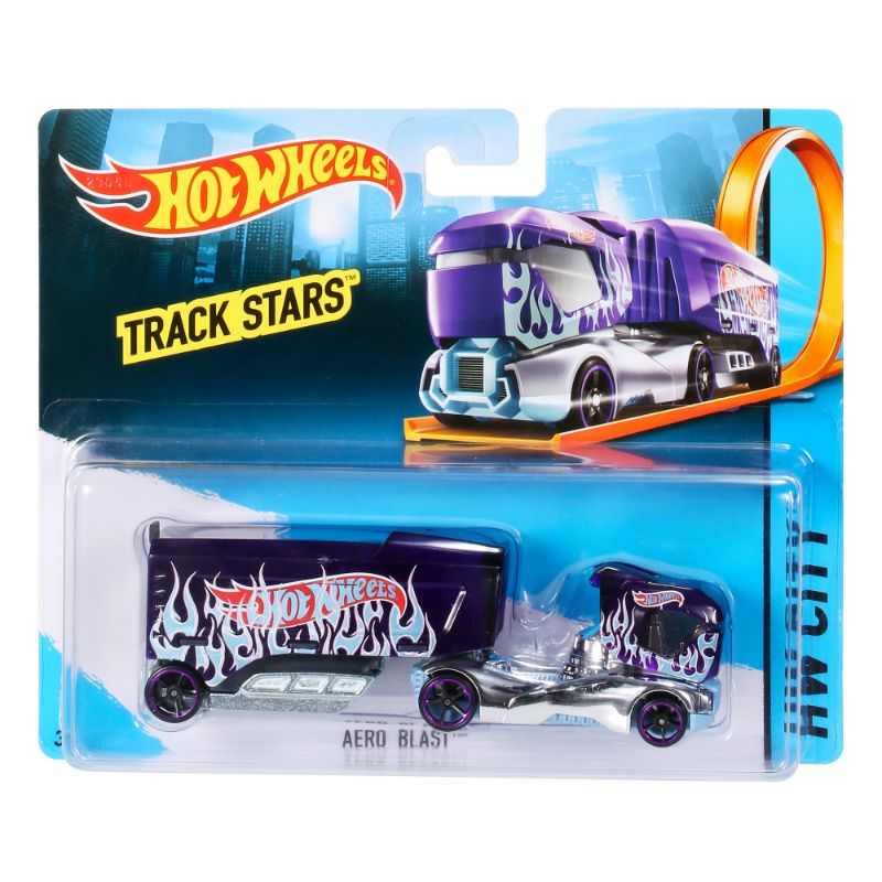 Hot Wheels City Basic Cars Track Trucks Puple