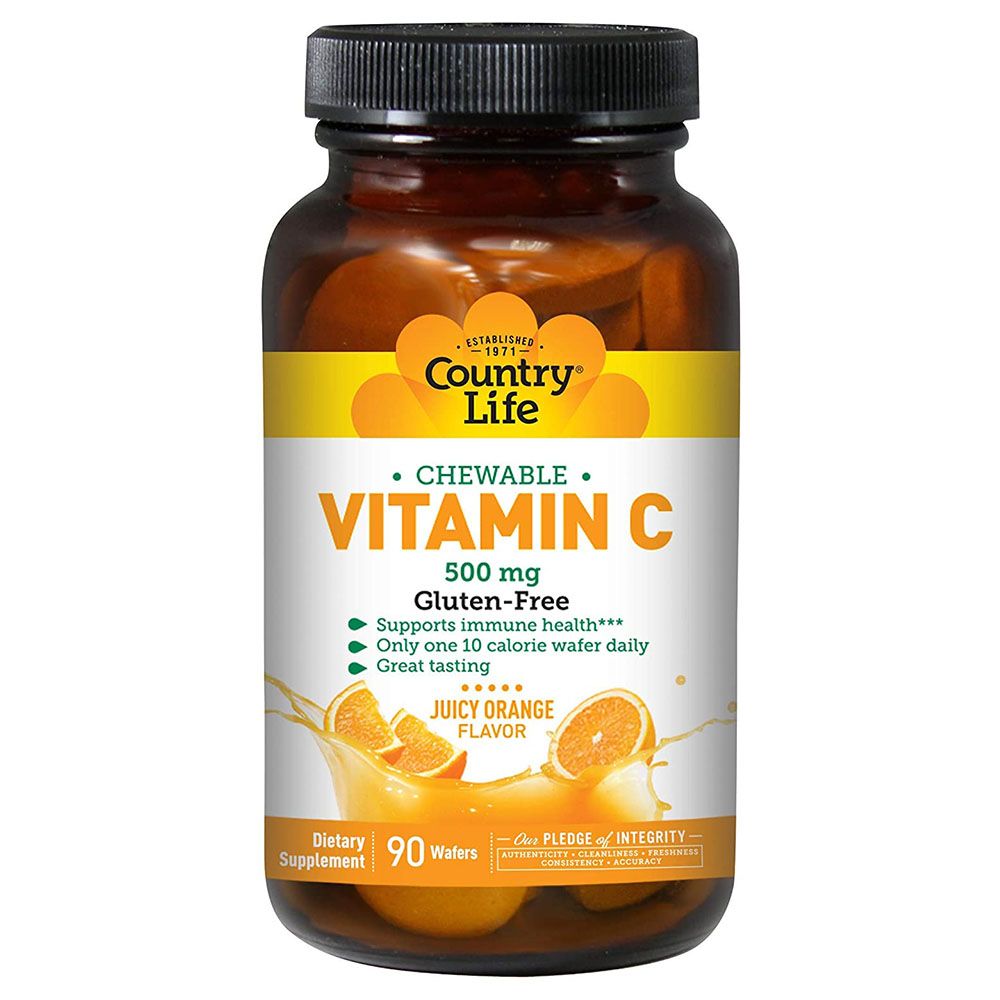 Country Life - Vitamin C 500mg Wafers 90's
