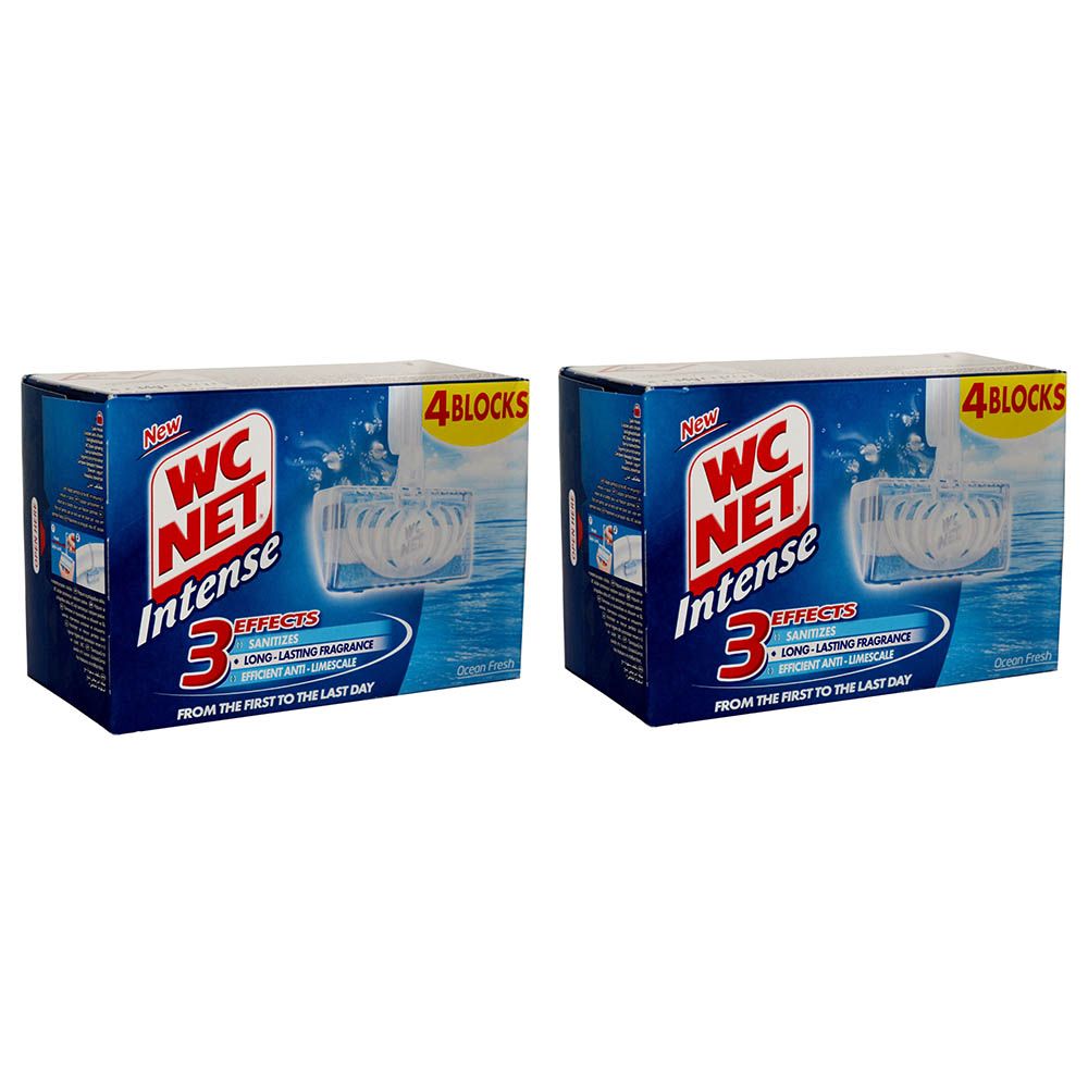 Wc Net - Toilet Blocks Intense Ocean Fresh Pack Of 2
