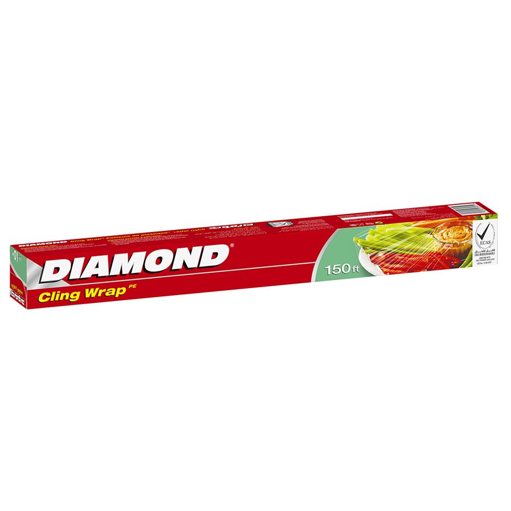 دايموند - غلاف طعام بلاستيكي - 150قدم - 45 سم