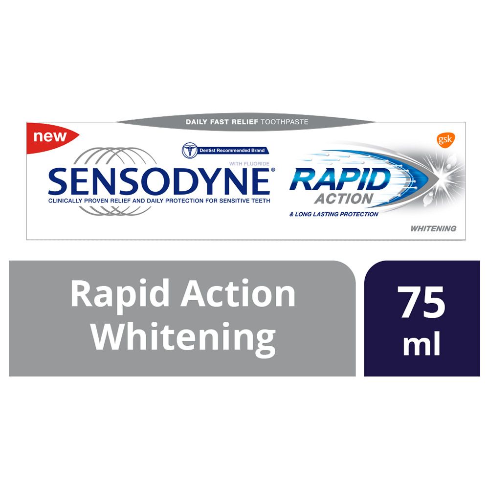 Sensodyne - Rapid Action Whitening Toothpaste 75 ml