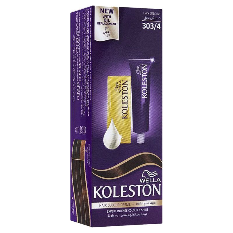 Wella - Koleston Hair Colour Creme 303/4 Dark Chestnut